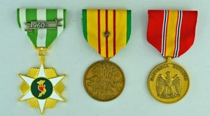 Vietnam War Campaign, National Defense & Service Medal Set,  1 Battle star - Picture 1 of 2