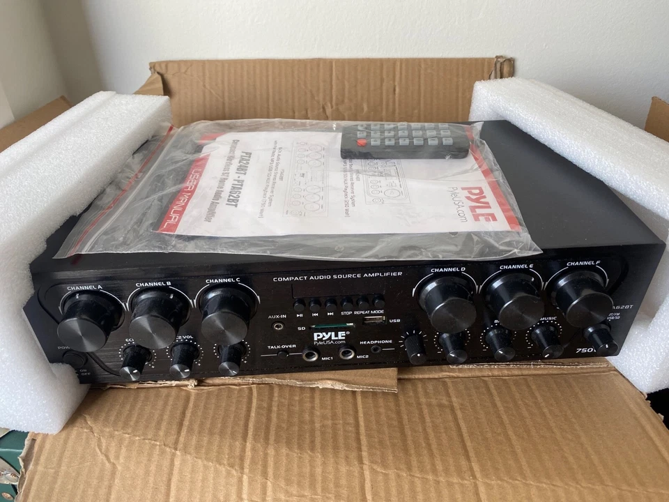 Pyle PTA24BT 2 Channel Power Amplifier - Image 1 of 3