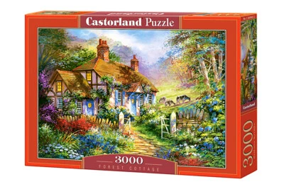 Castorland Puzzle 3000 Pieces FOREST COTTAGE 92x68cm 36"x27" Sealed box C-300402 - Image 1 of 2
