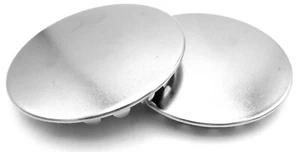2" Hole Fit Cap Polished Nickel-Plated Steel Plugs Fit For 2" Hole All Weather - Picture 1 of 12