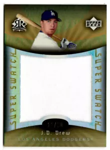 2005 UD Reflections Baseball Super Swatch J.D. Drew TRIKOT DODGERS 13/50 - Bild 1 von 1