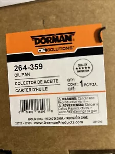 Dorman 264-359 Engine Oil Pan fits Hyundai and Kia models - Picture 1 of 4