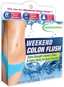 Weekend Colon Flush, Cleanse, Detox - 16 Tablets - by Applied Nutrition - Picture 1 of 1