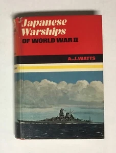 Japanese War Ships World War II Anthony Watts 1967 HCDJ ACCEPTABLE con - Picture 1 of 12