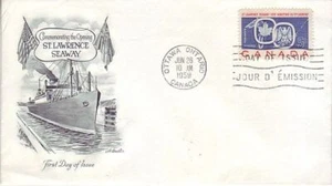 Canada - Commemorating Opening of the St. Lawrence Seaway (Artmaster FDC) 1959 - Picture 1 of 1