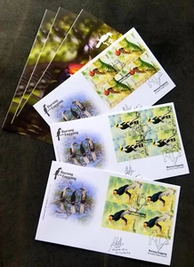 Malaysia Iconic Birds Hornbill 2024 Sarawak Wildlife Fauna (blk 4 FDC) *signed - Picture 1 of 7