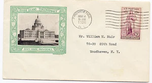 US 1936 Granby First Day Cover #777 Tercentenary Rhode Island Providence - Bild 1 von 2