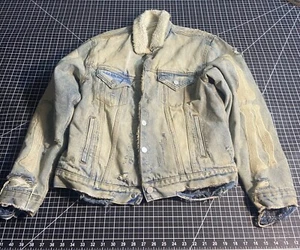 Mnml skeleton bones Jean Jacket size M. - Picture 1 of 15