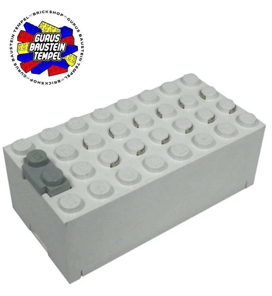 LEGO Batterie Kasten 4762 weiß 9 Volt 9V Battery Box  Police Space Light & Sound - Bild 1 von 1