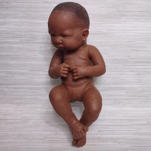 African American Girl realistische 14 Zoll Neugeborenes Baby Berenguer 23-06 lebensechte Puppe - Bild 1 von 21