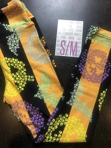 LuLaRoe Kids Leggings S/M Small Medium NWT Multicolor Buttery Soft Leggings 2T-7 - Foto 1 di 1