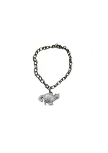 ppc05 Birman Cat   Pewter on a Antique Bronze chain Anklet Bracelet - Picture 1 of 1