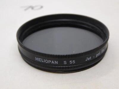 Heliopan Polarising Filter S 55m Pol  linear 2.5x  ( JET ) POL - Image 1 of 4