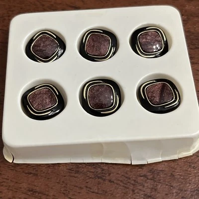 Faux Gemstone Buttons Pack  1/2” Inch Six Buttons - Image 1 of 4