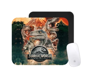 Jurassic World Dinosaur Mouse Pad | Adventure Movie Desk Mat | Custom Kids Gift - Picture 1 of 5