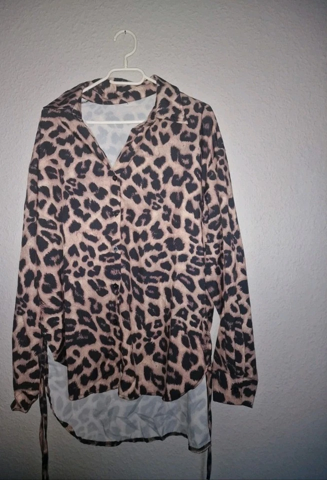 Leoparden BLUSE - Bild 1 von 3