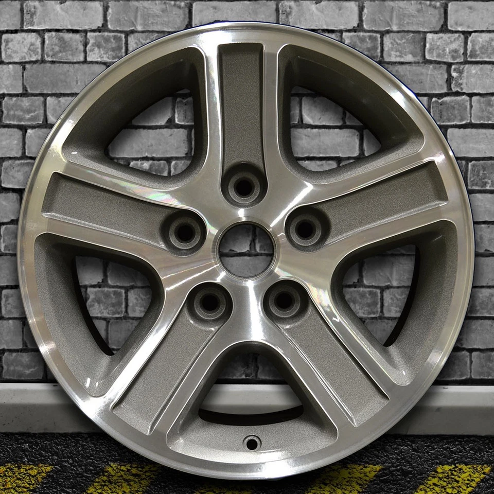 Rueda de fábrica mediana de carbón metálico OEM para Dodge Ram 1500 2006-2008 - 17x8 Foto 1 de 3