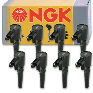 8 pc NGK Ignition Coils for 2000-2006 Lincoln LS 3.9L V8 Spark Plug Wire kk - Picture 1 of 5
