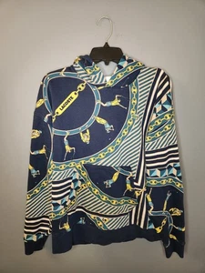 Lacoste Live Unisex Schal-Print Pullover Sweatshirt Hoodie Gr. M Golf Tennis - Bild 1 von 9