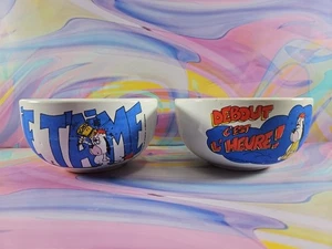 Droopy Dog 3" Müslischale 2 Stück Französisch Vintage 60er/70er Jahre - Bild 1 von 8