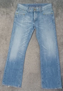 Tommy Hilfiger Mens Jeans W32 L32 Rogar Bootcut San Francisco Vintage Button Fly - Picture 1 of 19