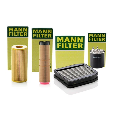 Kit de filtro de aceite de motor de combustible de cabina de aire Mann-Filter para Mercedes-Benz E320 Foto 1 de 2