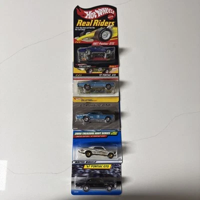 Hunt Hot Wheels RLC Redline 1967 Pontiac GTO w/Real Riders Super Lot Of 5 Cars - Image 1 of 4