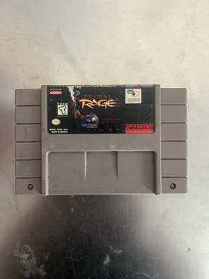 Solo cartucho de lucha de videojuegos Primal Rage Super Nintendo SNES  Foto 1 de 2