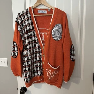 Vintage Belle Pointe Tennessee Volunteers Vols Football Sweater RARE *READ Large - Picture 1 of 11