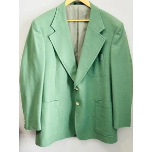Vintage Blazer grün Kaschmir Wolle 80er Jahre - Bild 1 von 6