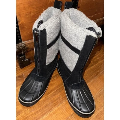 Khombu Womens Suede Leather Exeter Warm Winter Snow Boots 9 Medium Faux Fur - Image 1 of 4