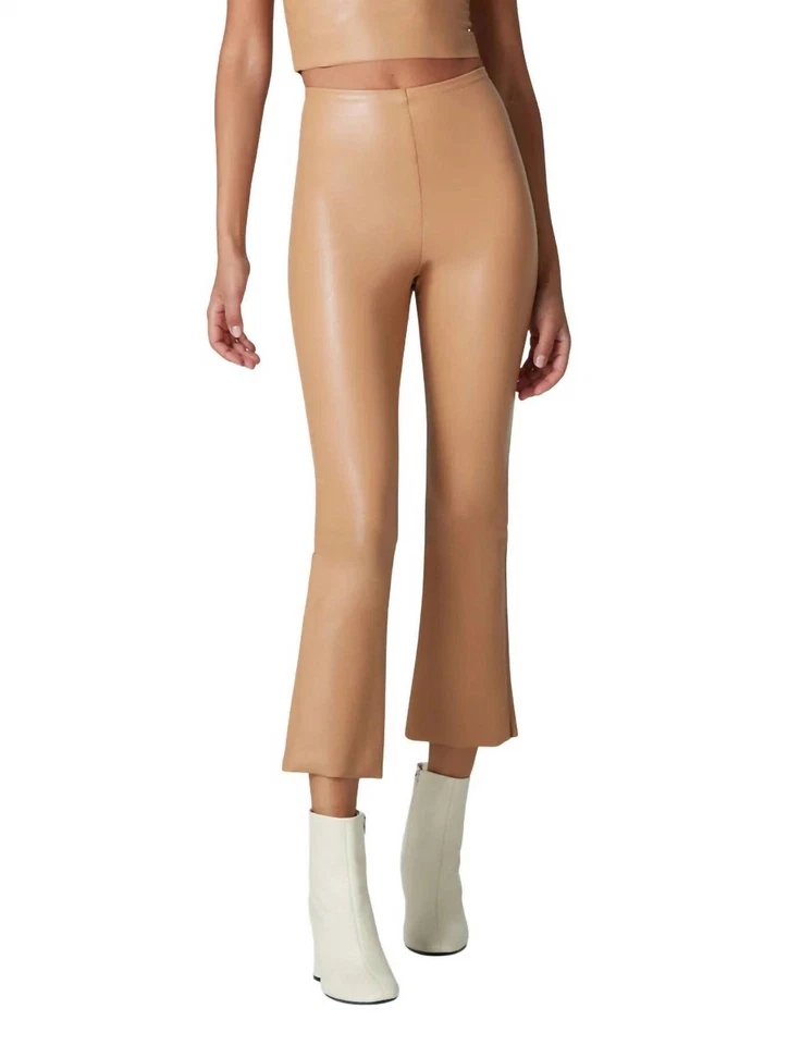 Legging Commando imitación cuero acampanado camel Foto 1 de 1