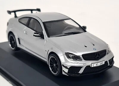 Solido 1/43 Mercedes Benz C63 AMG Black Series Matt Grey 2011 Diecast model car - Image 1 of 4