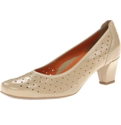 Zapatos de salón ARA Quirina para mujer, charol arena Foto 1 de 4