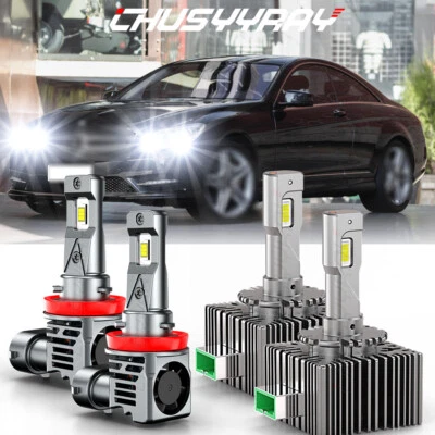 Kit de bombillas LED de haz alto/bajo para Mercedes-Benz CL500 2011-2013 H11+D1S Foto 1 de 4