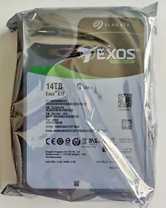 Unidad de disco duro empresarial Seagate Exos X16 14 TB 7200 RPM 256 MB - ST14000NM001G - Imagen 1 de 7
