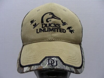 Boné de beisebol DUCKS UNLIMITED - Tamanho único ajustável STRAPBACK! - Imagem 1 de 4