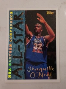 SHAQUILLE O'NEAL 94-95 TOPPS NBA EASTERN CONFRENCE ALL-STAR FOIL LETTRES OR 13 - Photo 1 sur 5