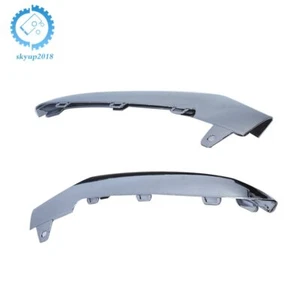 Parachoques delantero cromado 2x moldura izquierda derecha para Mercedes W212 E350 2014-2016 - Imagen 1 de 15