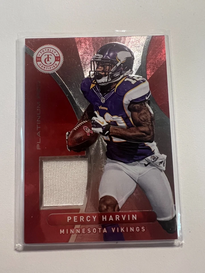 K14,901 - 2012 Totally Certified Red Materials #41 Percy Harvin Jersey #/299 - Image 1 of 1