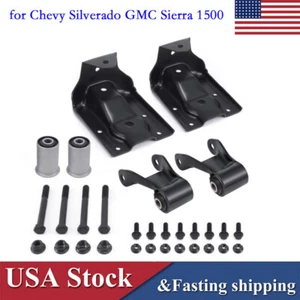 Rear Leaf Spring Hanger Bracket & Shackle Kit For Chevy Silverado GMC Sierra - Bild 1 von 9