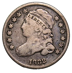 1832 Capped Bust Dime - Fine !! - Picture 1 of 2