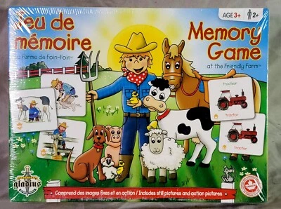 Memory Game at the Friendly Farm by Gladium Games - Bilingual New Sealed - Image 1 of 3