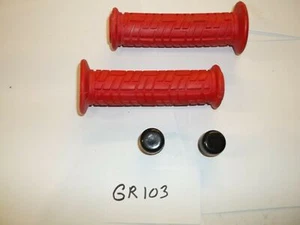 "EMPUÑADURAS DE MANO ATV ROJAS PARA ACELERADOR DE PULGAR YAMAHA YFS200 BLASTER YFZ350 BANSHEE 7/8" - Imagen 1 de 1