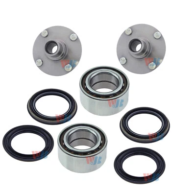 Conjunto de kit de buje y cojinete y sello de rueda delantera de 8 piezas para Nissan Altima 1998-2001 Foto 1 de 4