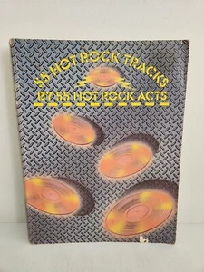 55 Hot Rock Tracks By 55 Hot Rock Acts Sheet Music Instruction Book Guitar Piano - Picture 1 of 5