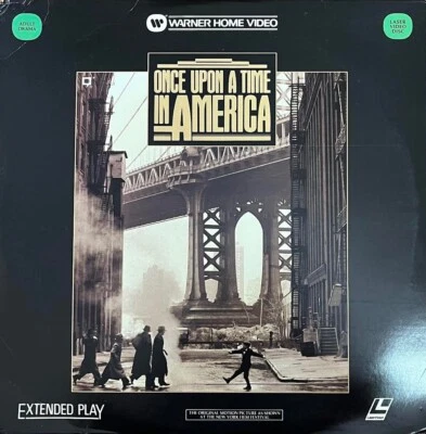 ONCE UPON A TIME IN AMERICA Laserdisc NEW  UPC# 0043396747463 EXTENDED PLAY - Image 1 of 2