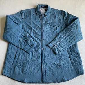 johnnie-O Ojai Men Size XXL Quilted Shirt Jacket Harbour Blue - Picture 1 of 12