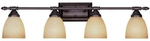 Designers Fountain 94004-ORB Apollo 4 Light Bath Bar, Oil Rubbed Bronze - Picture 1 of 1