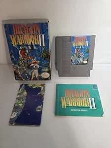 Dragon Warrior II 2 Nintendo NES Game Cartridge CIB Complete w/ Map, Box, Manual - Picture 1 of 8